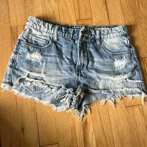 BlankNYC distressed denim cutoffs